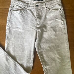 Ralph Lauren White Straight Leg Jeans